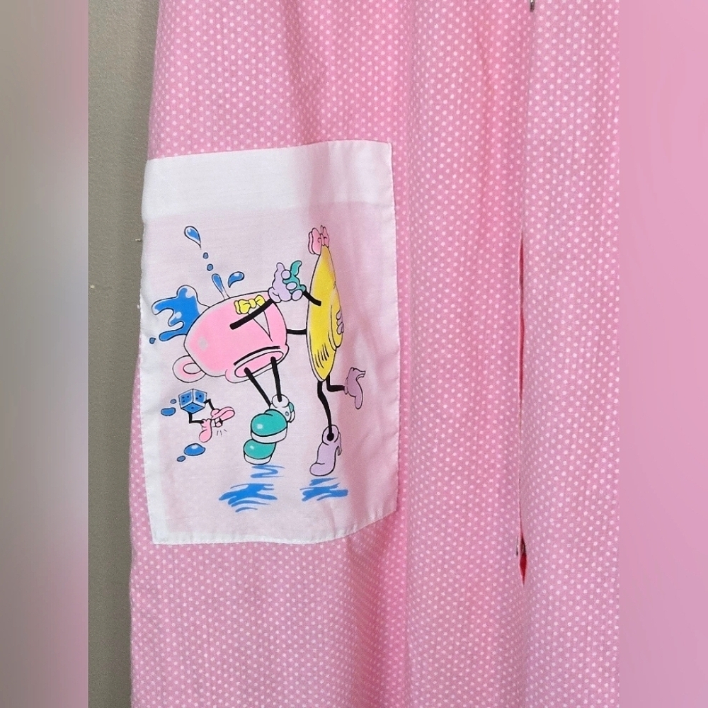 Vintage 50's / 60's Housecoat Duster Robe Kitsch … - image 3